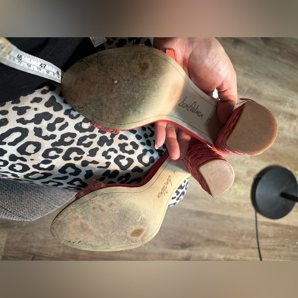 Sam Edelman Women's Yoana Raffia Leather Coral
Ankle-High Heel women size 9 - Picture 5 of 17